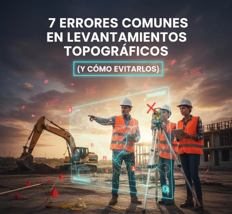 7 Errores Comunes en Levantamientos Topográficos