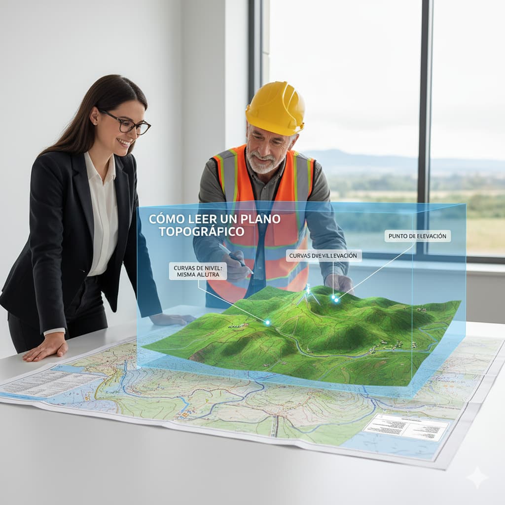 Como leer un plano topografico