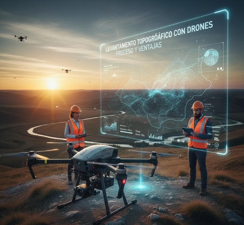Levantamiento topografico con drones